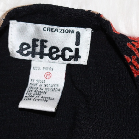 Vintage Creazioni Effeci 1980s Colorblock Geometric Abstract Blouse Oversized - Picture 10 of 10